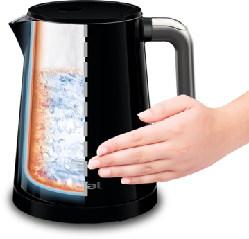 Tefal KO854830 vattenkokare 1 l Svart