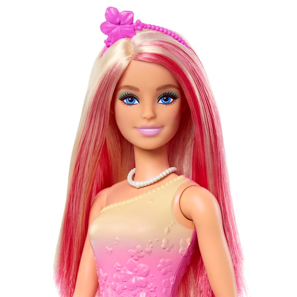 Barbie A Touch of Magic Barbie-merenneitonuket, värikkäät hiukset ja pyrstöt sekä hiuspannat