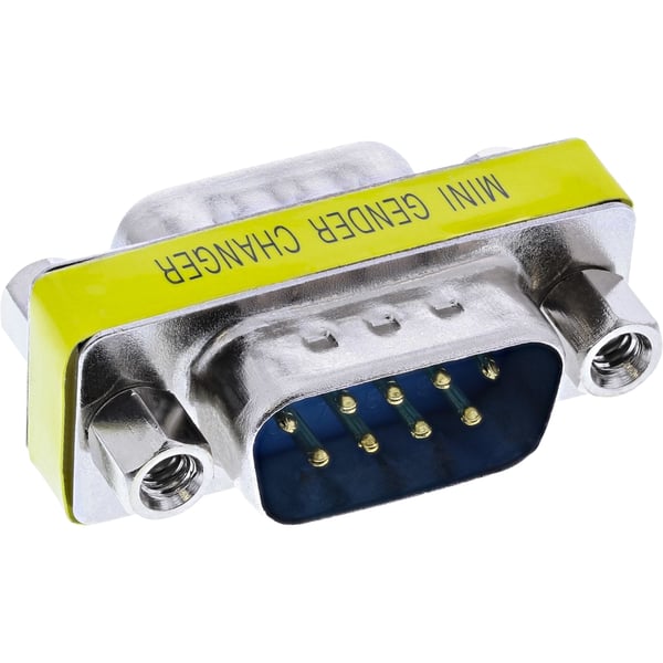 InLine 32214 kabelomvandlare (hane/hona) 9pin male DB9