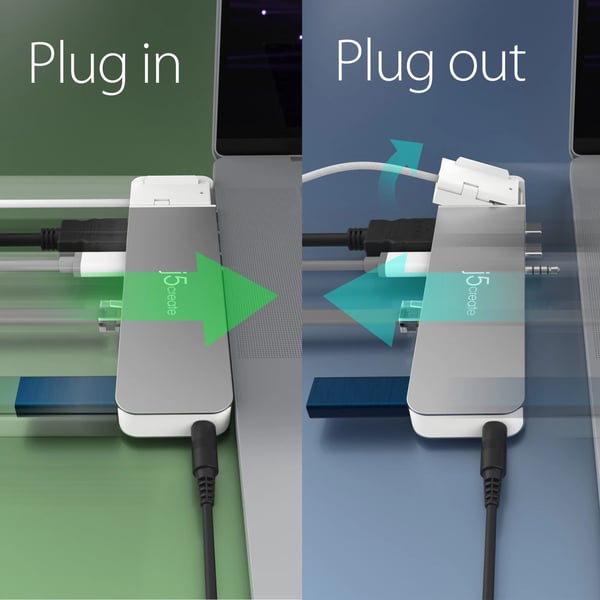 j5create JCD395-N 4K60 Elite Pro USB4® Hub med MagSafe® Kit