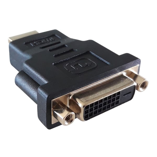Techly HDMI - DVI-D M/F Sort