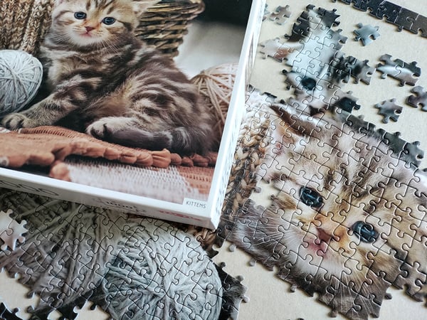 Tactic Cute Kittens 1000 pcs Puslespil 1000 stk Dyr