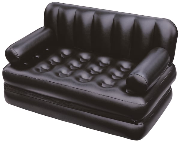 Bestway 75054 uppblåsbar soffa Svart Vinyl