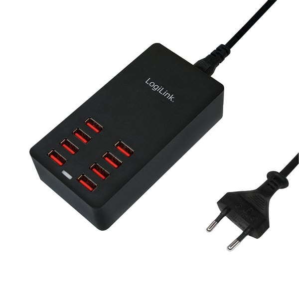 LogiLink PA0140 oplader til mobil enhed Universel Sort Vekselstrøm Indendørs