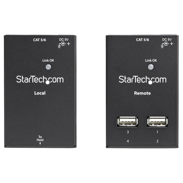 StarTech.com USB2004EXTV konsoludbygning Konsol sender & modtager 480 Mbit/s
