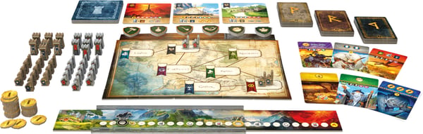 Asmodee Le Seigneur des Anneaux™ : Duel pour la Terre du Milieu 30 min Korttipeli