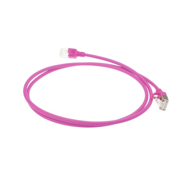 ACT DC7403 netværkskabel Lyserød 3 m Cat6a U/FTP (STP) Rund