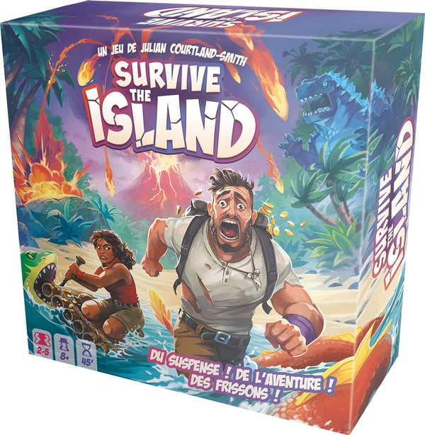 Asmodee Survive The Island 45 min Lautapeli Perhe