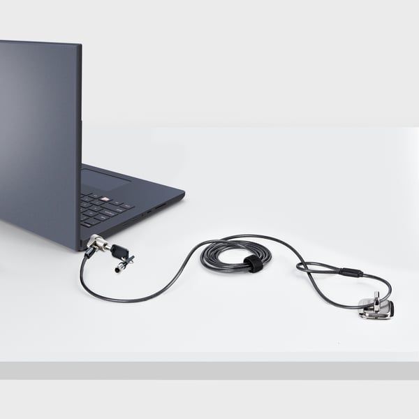 StarTech.com NBLWK-LAPTOP-LOCK kabellås Svart, Silver 2 m