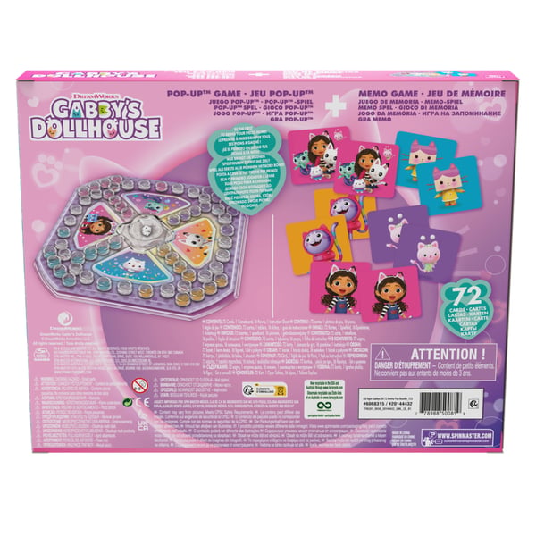 Games KOG KOL Gabbys DH 72 Memo pop Bundle GML Lautapeli Yhdistelypeli