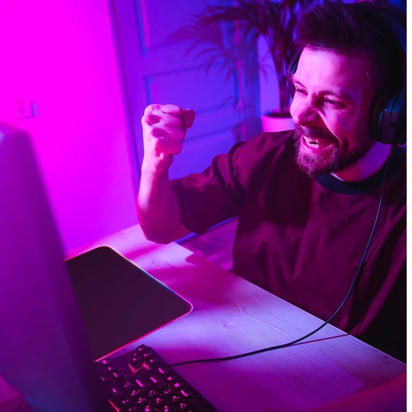 Celly CyberPad Gaming musemåtte Sort