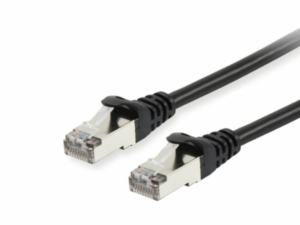 Equip 615596 verkkokaapeli Musta 40 m Cat6 S/FTP (S-STP) Pyöreä