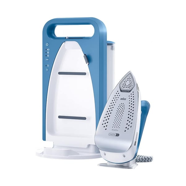 Braun UPStyle 2 IS2745BL Paineistettu höyrysilityskeskus 1,5 L EloxalPlus soleplate Sininen