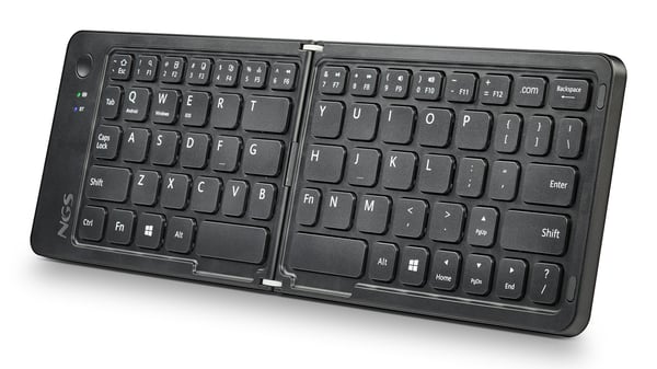 NGS DOMINOFRENCH FR näppäimistö Bluetooth AZERTY ranska Musta