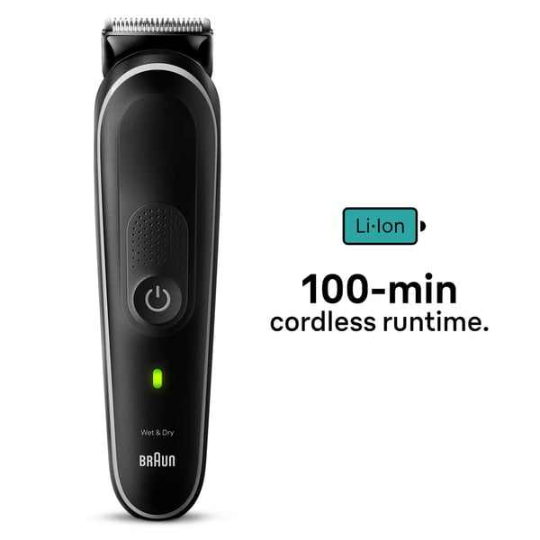 Braun MGK5440 skæg- og hårtrimmer Sort 18 Lithium-Ion (Li-Ion)