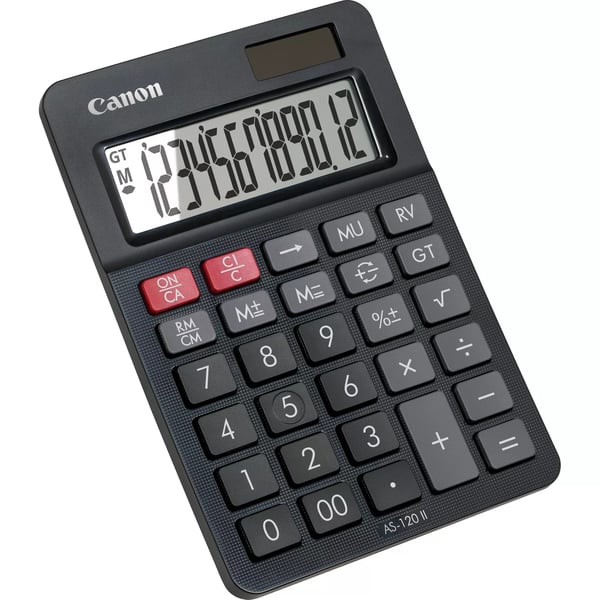 Canon AS-120 II regnemaskine Desktop Skærm Sort