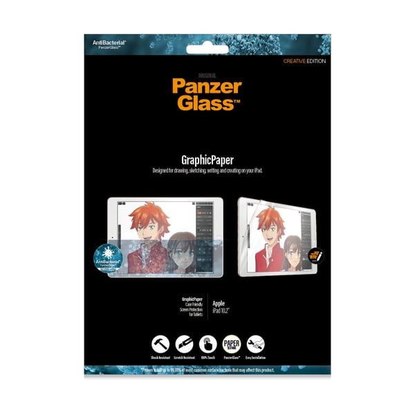 PanzerGlass ® GraphicPaper® Screen Protector iPad 10.2″ (2019-2021) Paperimainen näytönsuoja Apple 1 kpl