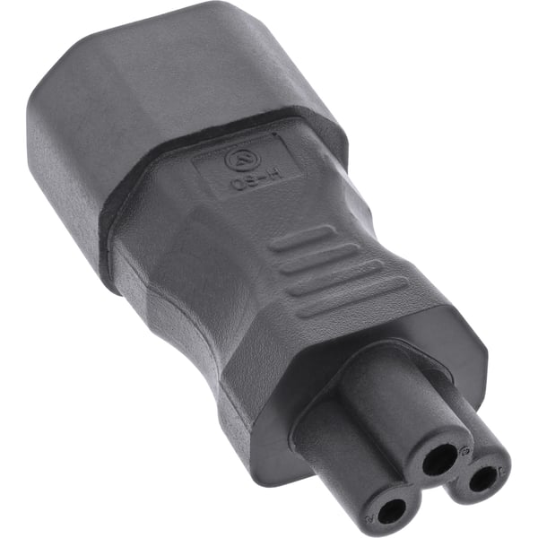 InLine 16723B strømstik adapter Sort