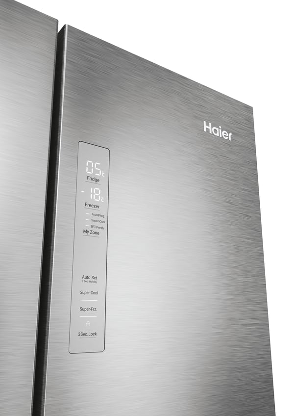 Haier HFR3718ENMM Fritstående 402 L Rustfrit stål