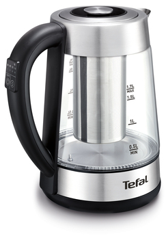 Tefal BJ750D10 vattenkokare 1,7 l Svart, Transparent