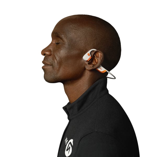 SHOKZ OpenRun Pro 2 Headset Trådlös Öronkrok Idrott Bluetooth Orange, Vit