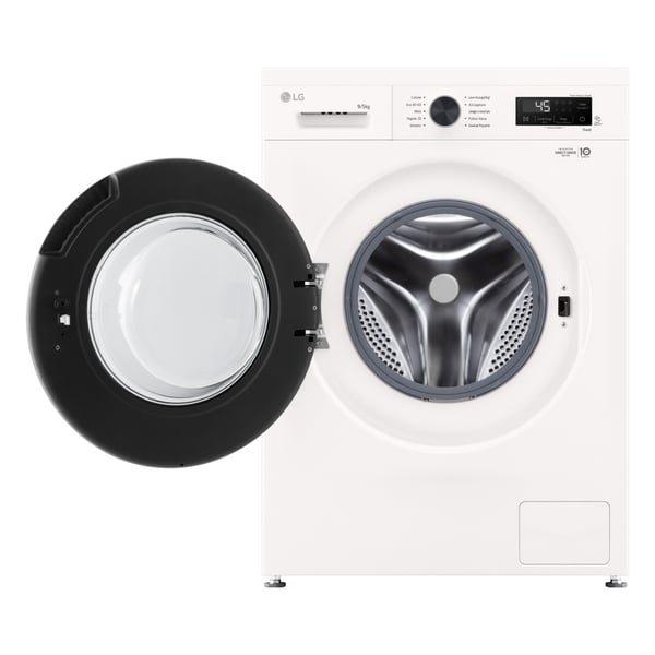 LG W4NX1095NWB kuivaava pyykinpesukone Vapaasti seisova Edestä täytettävä Valkoinen