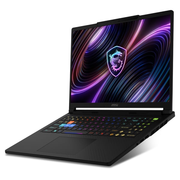 MSI Raider 16 HX B2WI-075IT kannettava tietokone Intel Core Ultra 9 275HX 40,6 cm (16") Quad HD+ 32 GB DDR5-SDRAM 1 TB SSD NVIDIA GeForce RTX 5080 Laptop GPU Wi-Fi 7 (802.11be) Windows 11 Home Musta