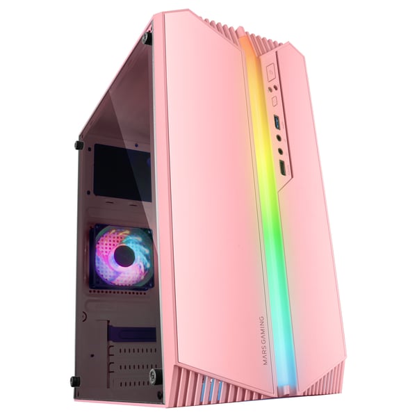 Mars Gaming MC-S1 Mini Tower Lyserød