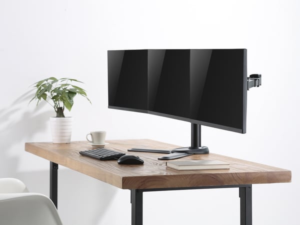 Equip 650125 fäste och ställ till bildskärm 68,6 cm (27") Bord Svart