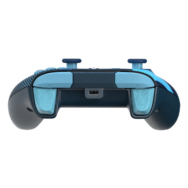 PDP REMATCH GLOW Advanced Blå USB Spelplatta Analog / Digital PC, Xbox One, Xbox Series S, Xbox Series X