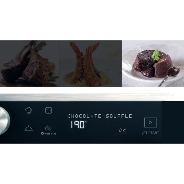 Whirlpool Supreme Chef MWSC 9133 SX Musta, Ruostumaton teräs Yhdistelmämikroaaltouuni Pöytämalli 33 L 1000 W