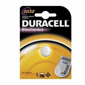Duracell DUR033917 kotitalousparisto Kertakäyttöinen akku CR2032 Litium