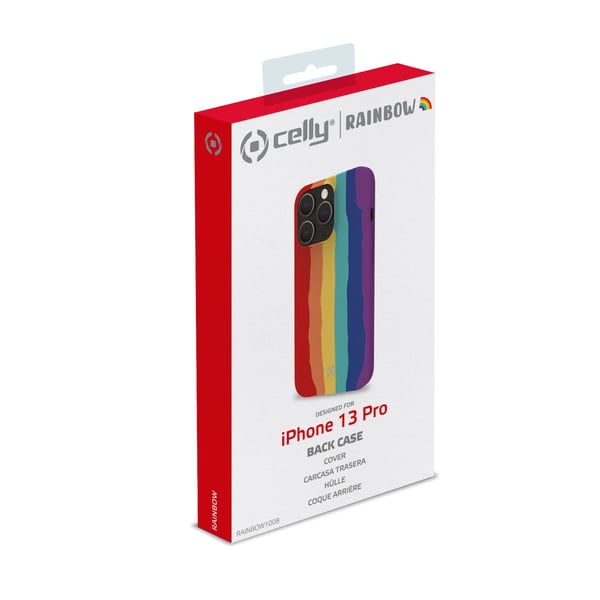 Celly RAINBOW iPhone 13 Pro mobiltelefon etui 15,5 cm (6.1") Cover Flerfarvet