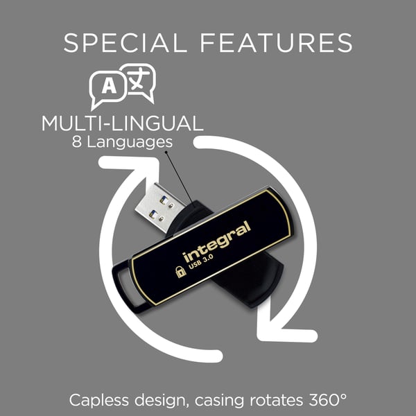Integral INFD16GB360SEC3.0 USB-nøgle 16 GB 3.2 Gen 1 (3.1 Gen 1)