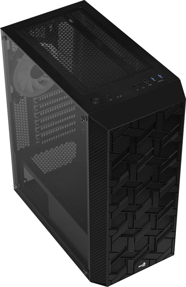 Aerocool Hive FRGB Midi Tower Svart