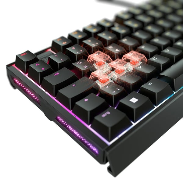 CHERRY XTRFY MX 3.1 RGB näppäimistö Pelaaminen USB QWERTY Espanja Musta
