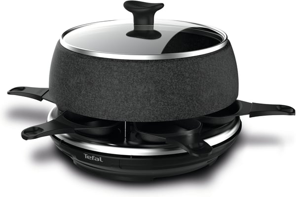 Tefal Cheese'N'Co RE12C8 raclette grill 6 person(er) 850 W Sort