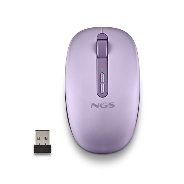 NGS FOG DUAL PURPLE mus Universel Ambidextrous RF trådløs + Bluetooth 1600 dpi NGS FOG DUAL PURPLE mus Universel Ambidextrous RF trådløs + Bluetooth 1600 dpi