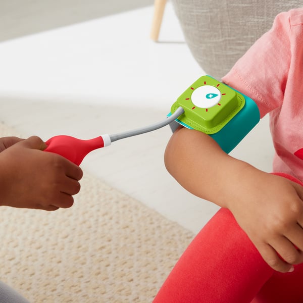 Fisher-Price Fisher-Price-lægesæt, 7 dele, lægelegetøj, rollelegesæt til børnehavebørn fra 3 år