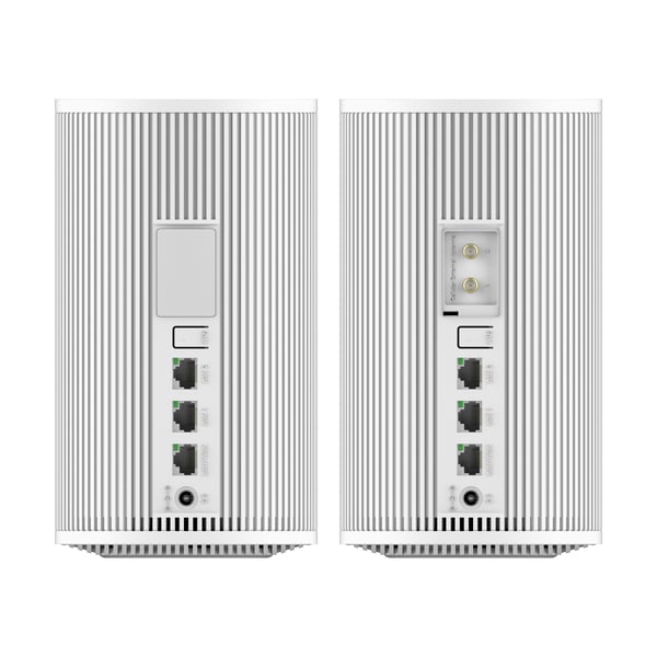 Cudy 5G SA/NSA AX3000 Wi-Fi 6 Router, P4 1.0 trådløs router Gigabit Ethernet Dual-band (2,4 GHz / 5 GHz) Hvid