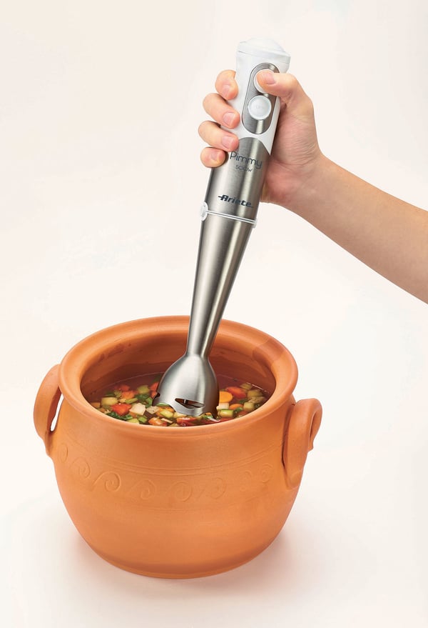 Ariete Pimmy 0,5 L Nedsænkning blender 500 W Rustfrit stål, Hvid