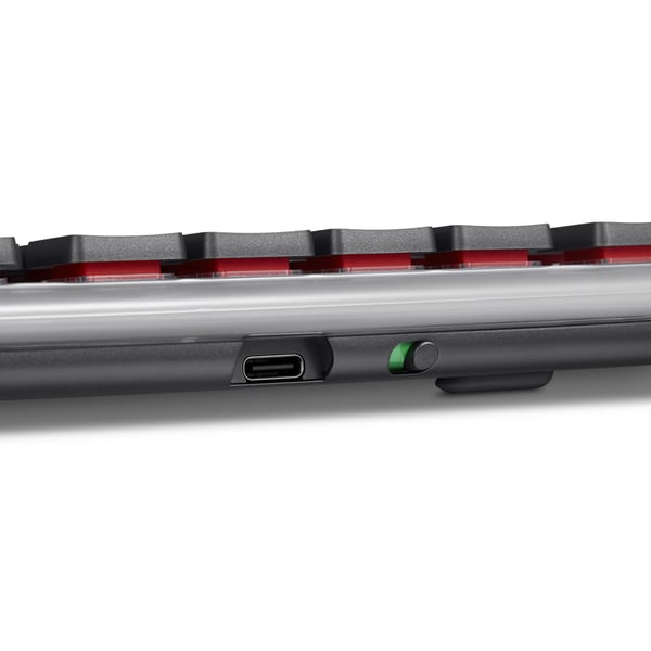 Lenovo 4Y41V37355 tastatur Hjemme/kontor USB + RF Wireless + Bluetooth Tysk Grå