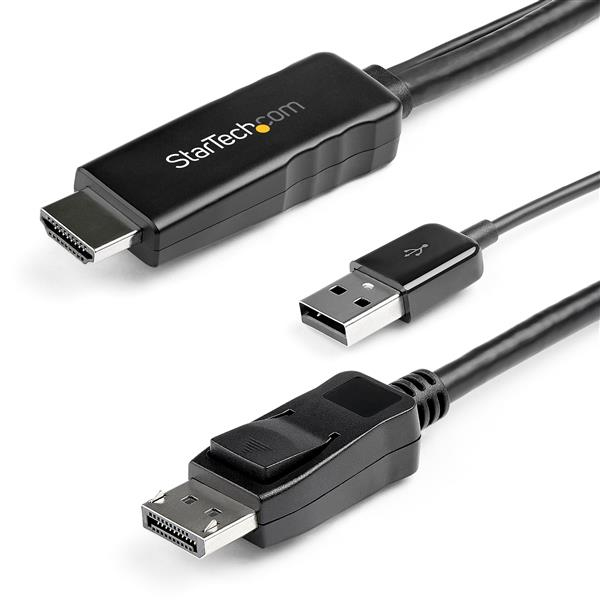 StarTech.com 3 m HDMI till DisplayPort-kabel - 4K 30 Hz