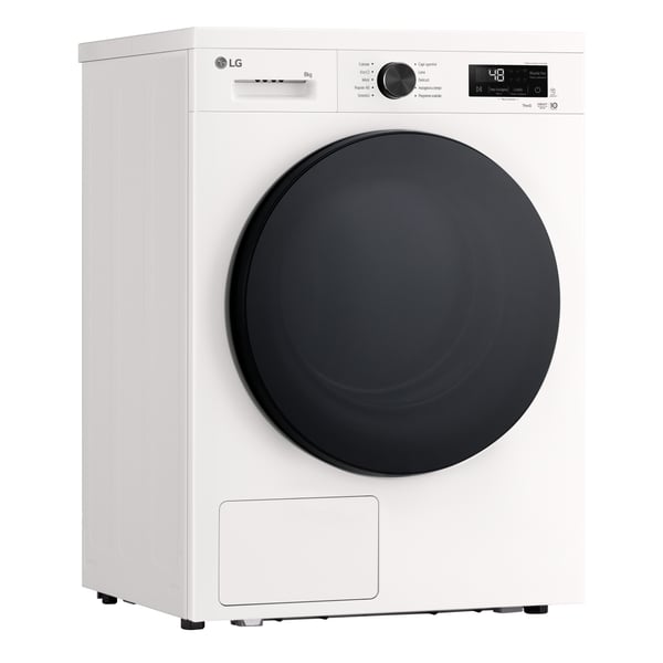 LG RNX1008NWB tørretumbler Fritstående Front-læsning 8 kg Hvid