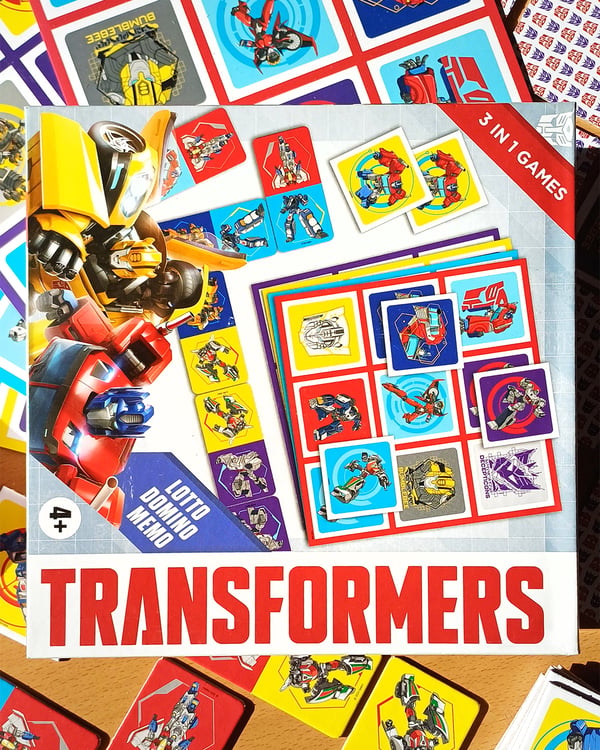 Tactic Peppa Pig Transformers 3 in 1 Lotto, Domino, Memo