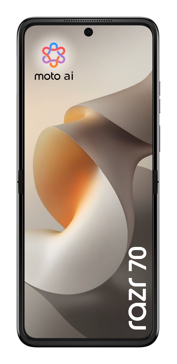 Motorola razr 70 17,5 cm (6.9") Kaksois-SIM Android 16.0 5G USB Type-C 8 GB 256 GB 4800 mAh Kiven värinen
