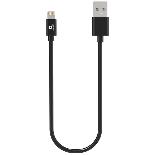 DEQSTER 50-736666 Lightning kabel 0,3 m Sort