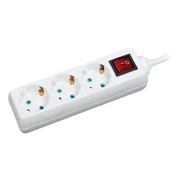 LogiLink LPS206 stikdåse 1,4 m 3 AC stikkontakt(er) Hvid LogiLink LPS206 stikdåse 1,4 m 3 AC stikkontakt(er) Hvid