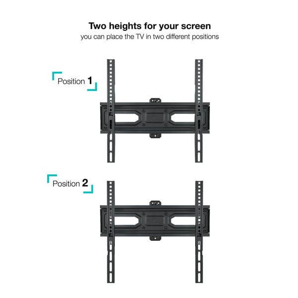 TooQ LP7843TN-B tv-fäste 139,7 cm (55") Svart
