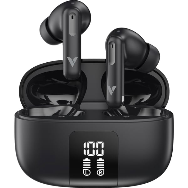 Verbatim TruSound Hybrid ANC & ENC Headset Trådløs I ørerne Opkald/musik Bluetooth Sort